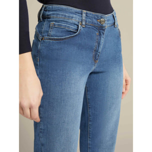 Elena Mirò - Jeans skinny in denim power stretch - Azzurro