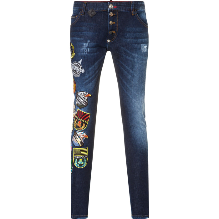PHILIPP PLEIN super straight cut "eagle pride"