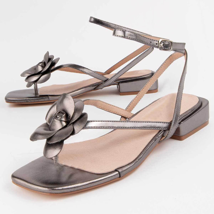 Sandalia - Gris