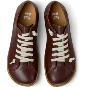 Zapatillas - CAMPER Peu Cami - Burdeos - Cuero liso