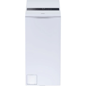 Lave linge top HAIER HW85-BPD13386U-S - 8,5 kg - 1300 tr/min - Classe A - Moteur induction - Autodosage - Connecté