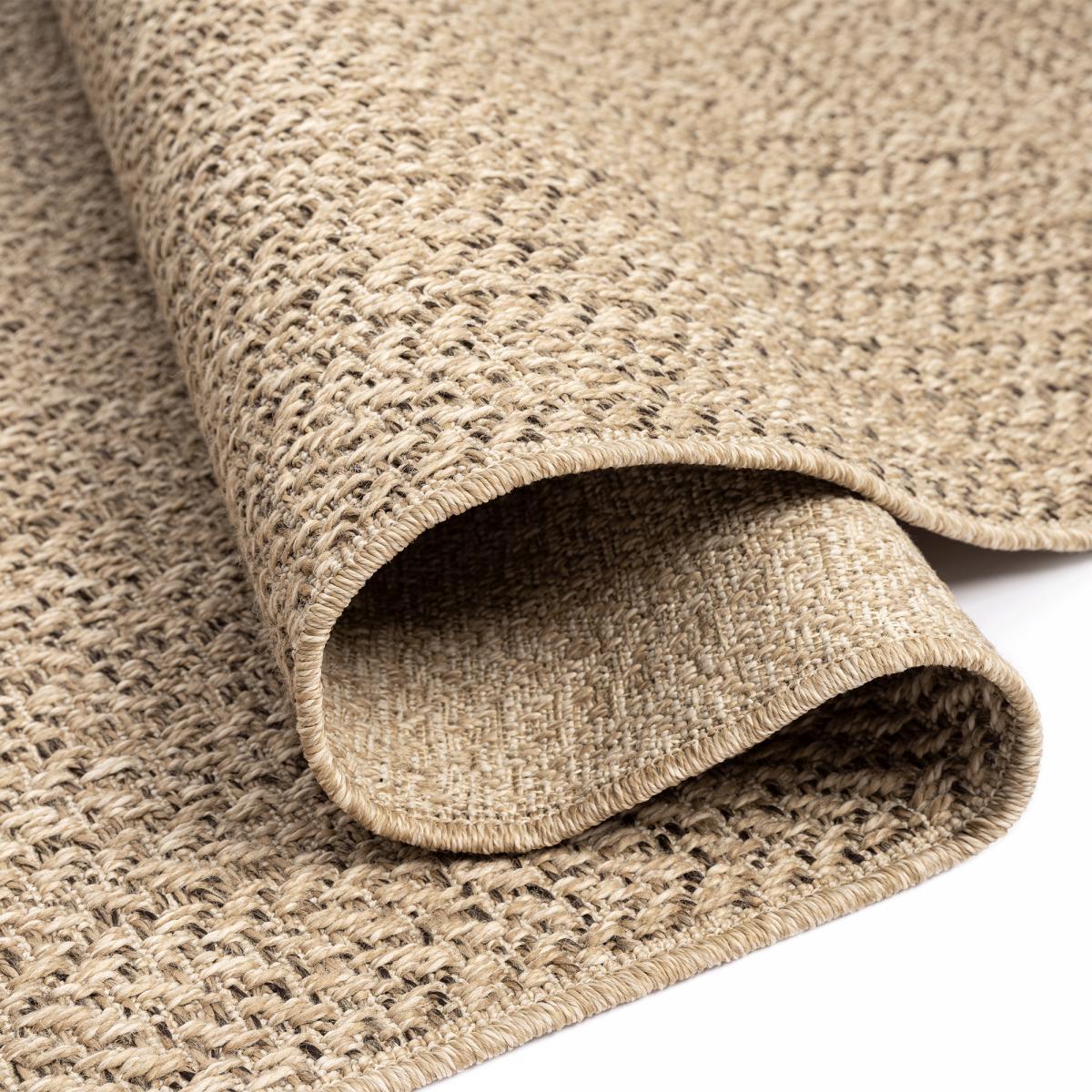 Tapis extérieur intérieur NOLAM 1 aspect jute ton sur ton