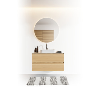 Tapis 50x75 cm Gris Blanc