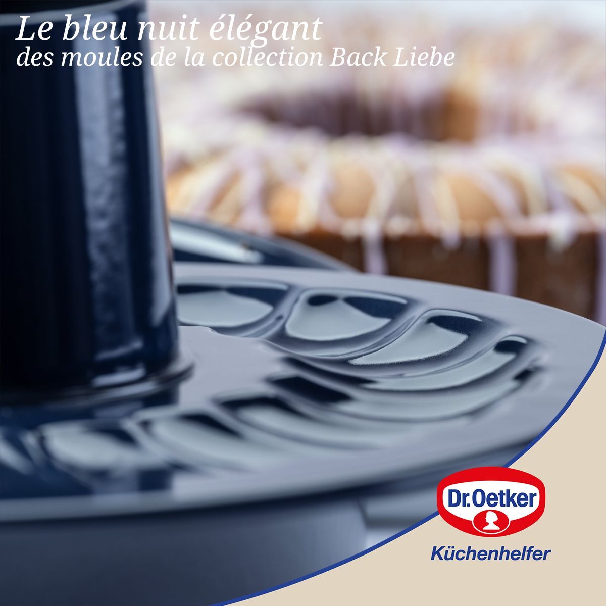 Moule à manqué et savarin double fond Dr. Oetker Back Liebe