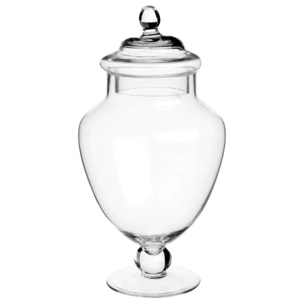 Bonbonnière verre sur pied 2,1L