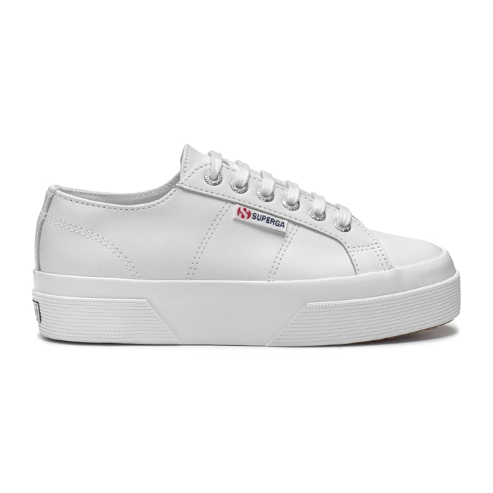 Superga - Scarpe da donna Donna Bianco - 2740 PLATFORM NAPPA