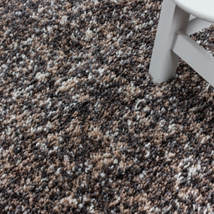 ENJOY - Tapis shaggy à poils longs taupe