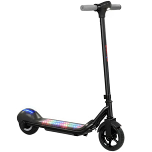 Trottinette électrique enfant écran LED lumières RGB 10 Km/h max. noir