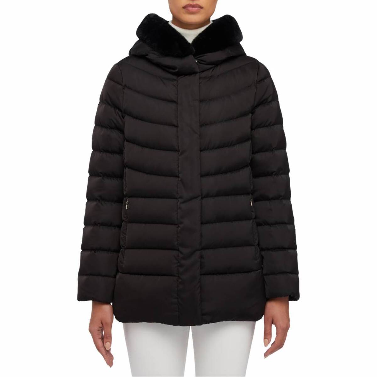 Abrigos Mujer de la marca GEOX  modelo W CHLOO NEGRO