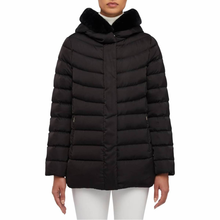 Abrigos Mujer de la marca GEOX  modelo W CHLOO NEGRO