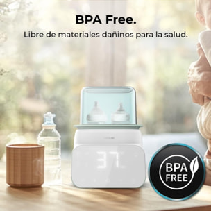 Cecotec Chauffe-biberon double Nana BabyCare Double BottleWarmer