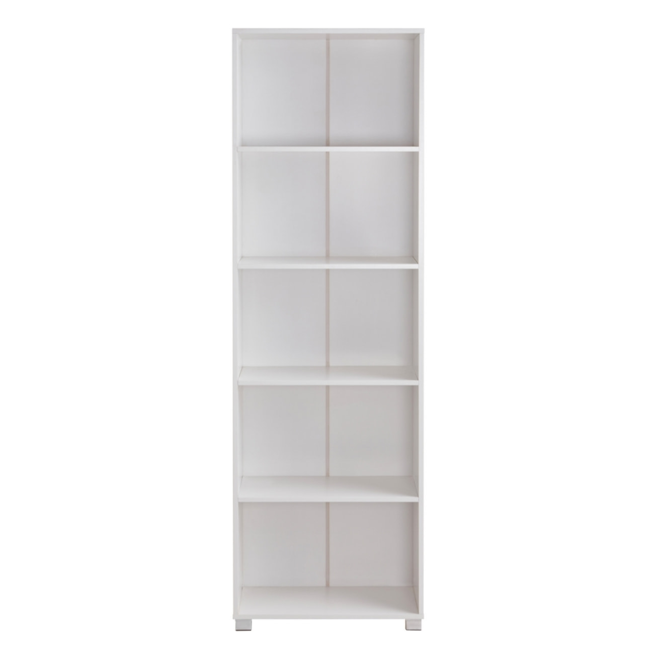 Libreria 5 ripiani color bianco opaco 60x30x189 cm - Buz