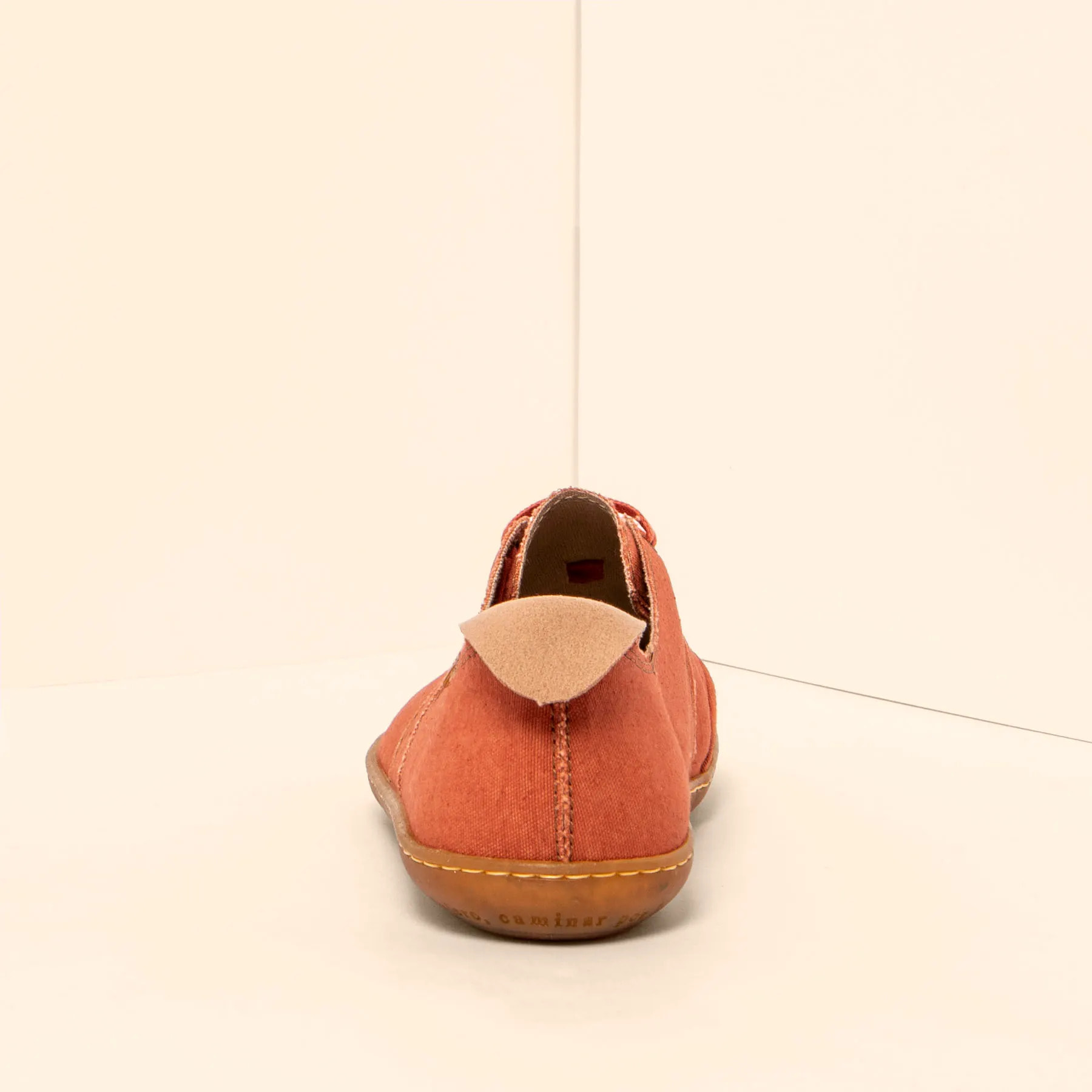 Zapatos N5288T RECYCLED COTTON BURNT/ EL VIAJERO color Burnt