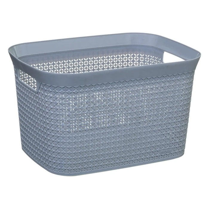 Panier en plastique 25L Gris Scandi