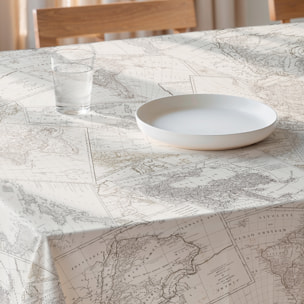 Mantel estampado antimanchas ATLAS NATURAL