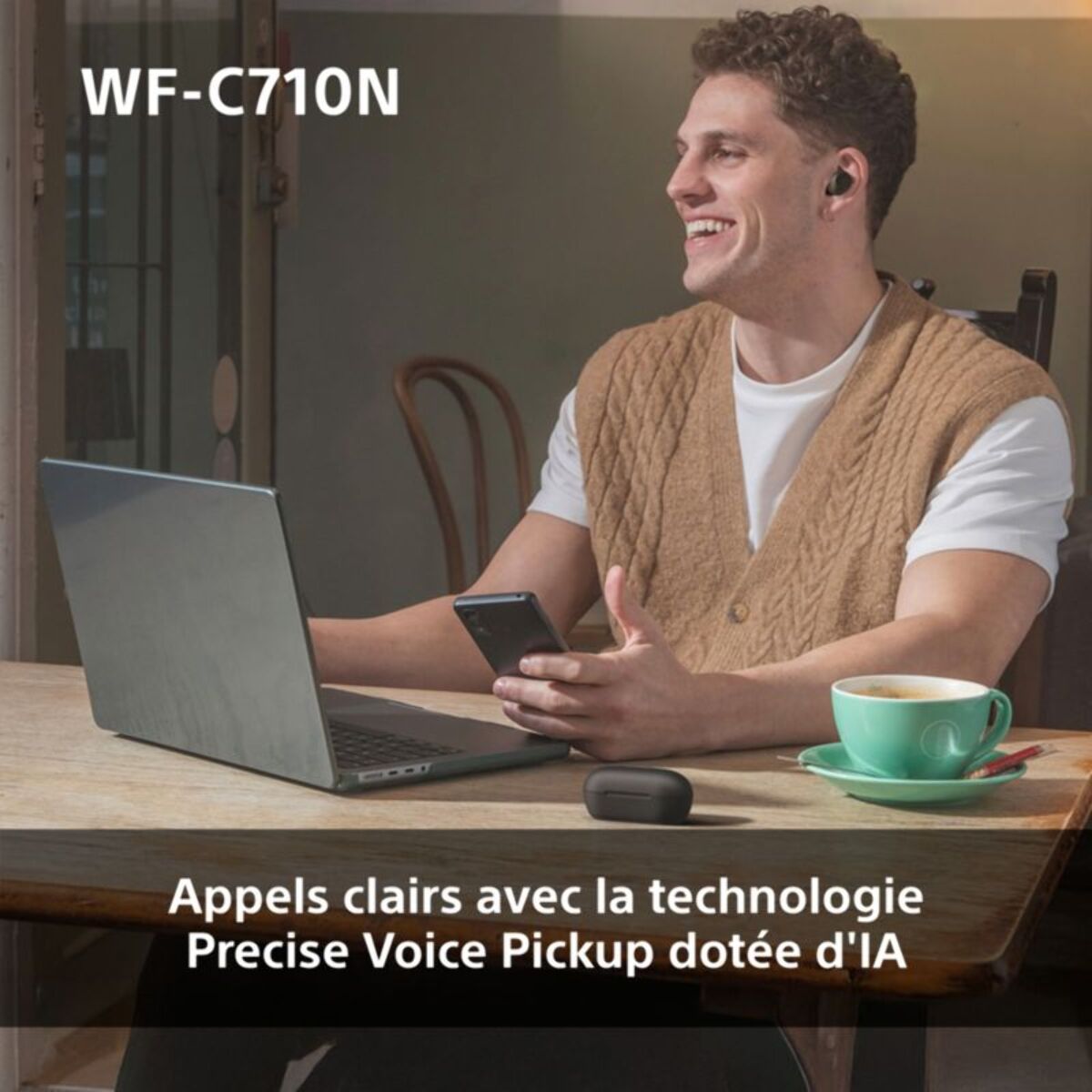 Ecouteurs SONY WF-C710N Rose