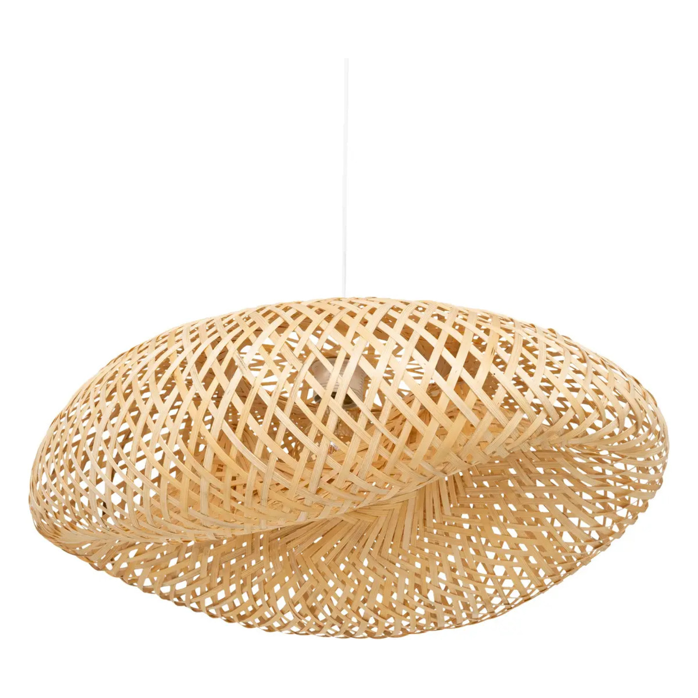 Suspension "Beddy" en métal D50cm marron