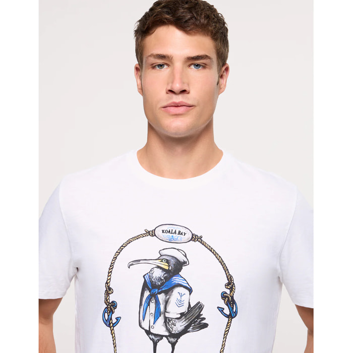 Camiseta Manga Corta Blanca - Cormor