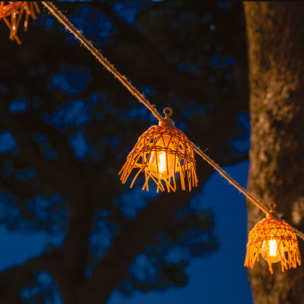 Guirlande solaire MINI HAWAI 10 LED 8M