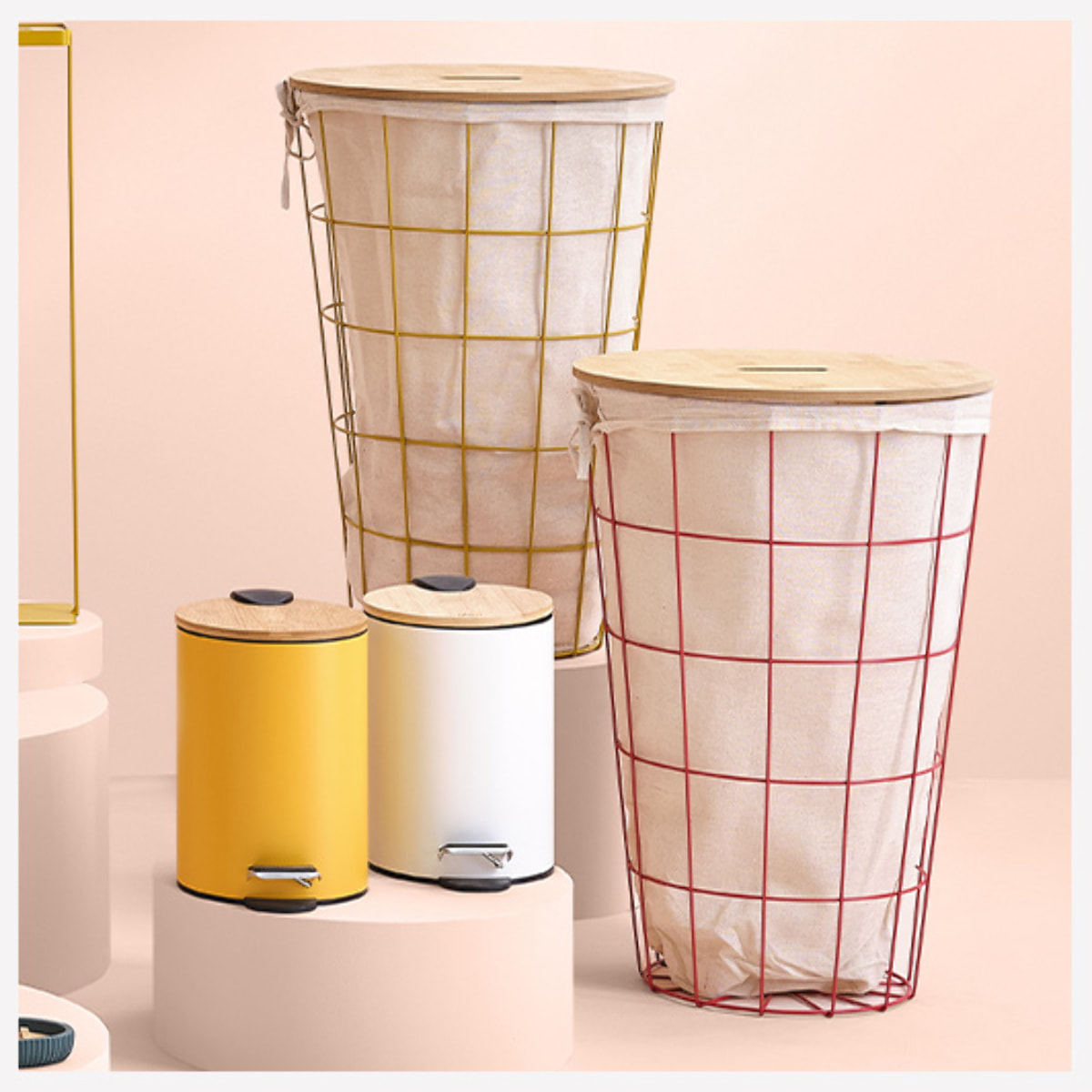 Poubelle Soft close 3L Blanc Modern Color