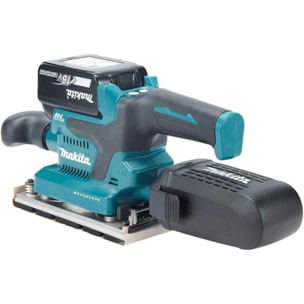 Ponceuse vibrante 18V LXT ® - MAKITA - avec 2 batteries 18V 5Ah - chargeur - MAKPAC - DBO382RTJ