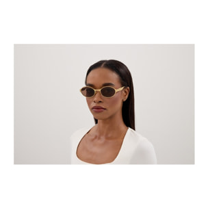 Gafas de Sol Bottega Veneta BV1456S-001 de Metal Unisex 55 mm