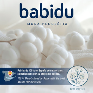 Body bebé manga larga cuello polo piqué