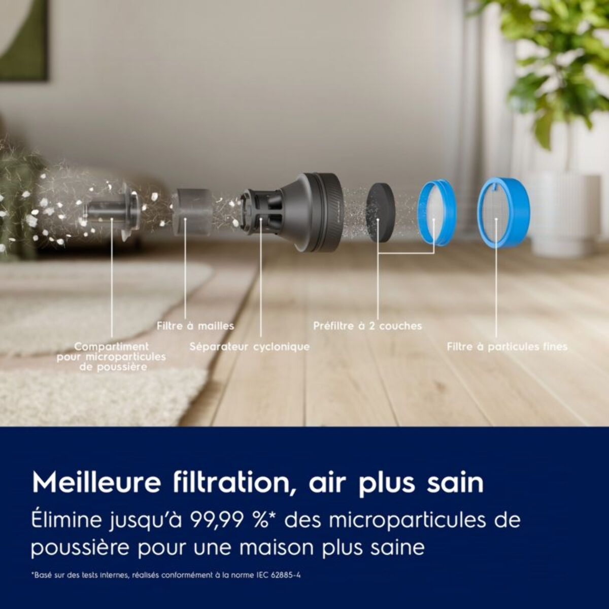 Aspirateur balai ELECTROLUX EP83UB25SH 800