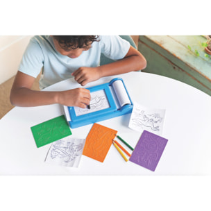 Set di Frottage Artistico: Dinosauri