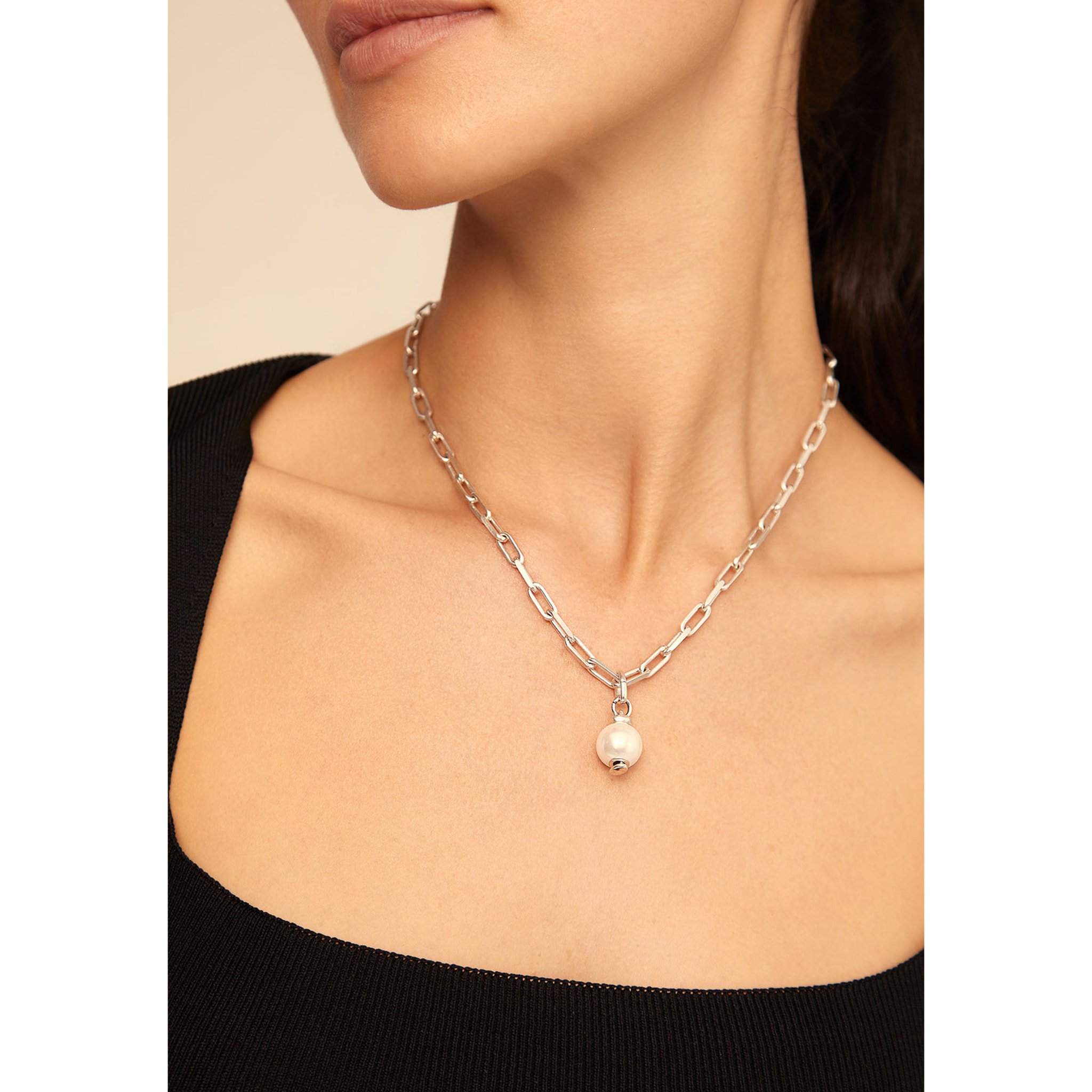 Colgante Cadena 9 PLATEADO U