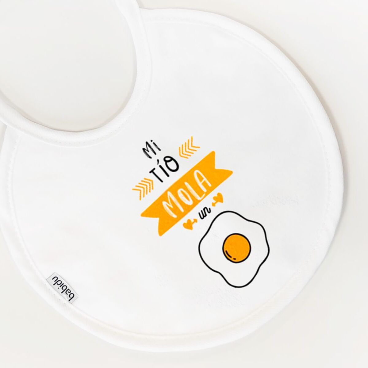 Babero Nacimiento Frase L Blanco Talla Uni