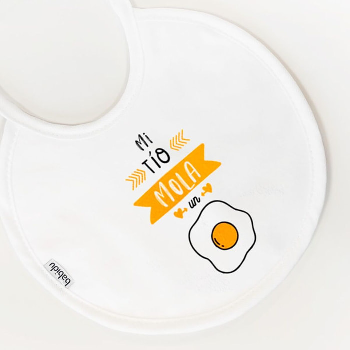Babero Nacimiento Frase L Blanco Talla Uni