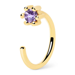 Orecchino Singolo Sophie Lavande Argento Placcato Oro