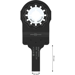 Lame pour coupe plongeante PRO AIZ 10 AB - Pour outils oscillants multi-fonctions - BOSCH - 2608669253