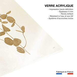 Tableau fleurs Recolte d'or Roya Tableau plexiglas