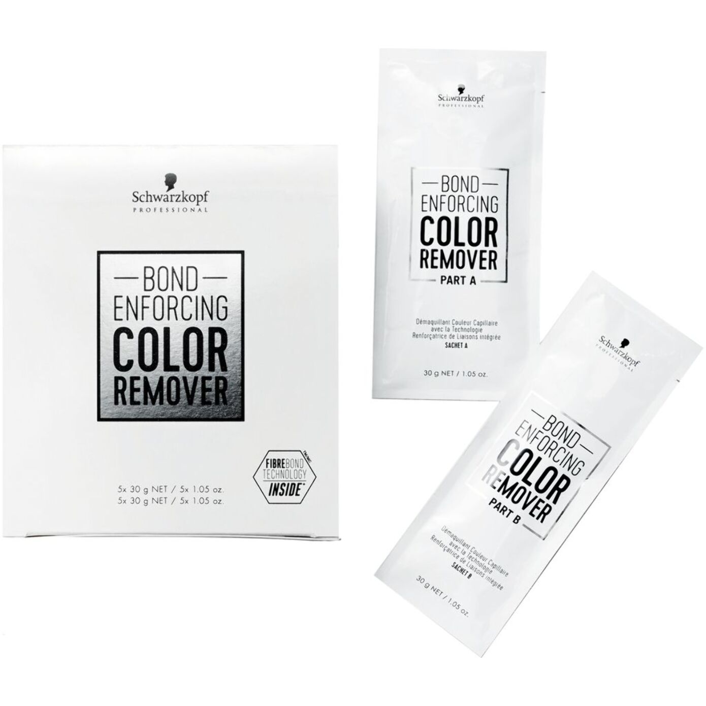 SCHWARZKOPF Bond Enforcing Color Remover 5x30gr + 5x30ml