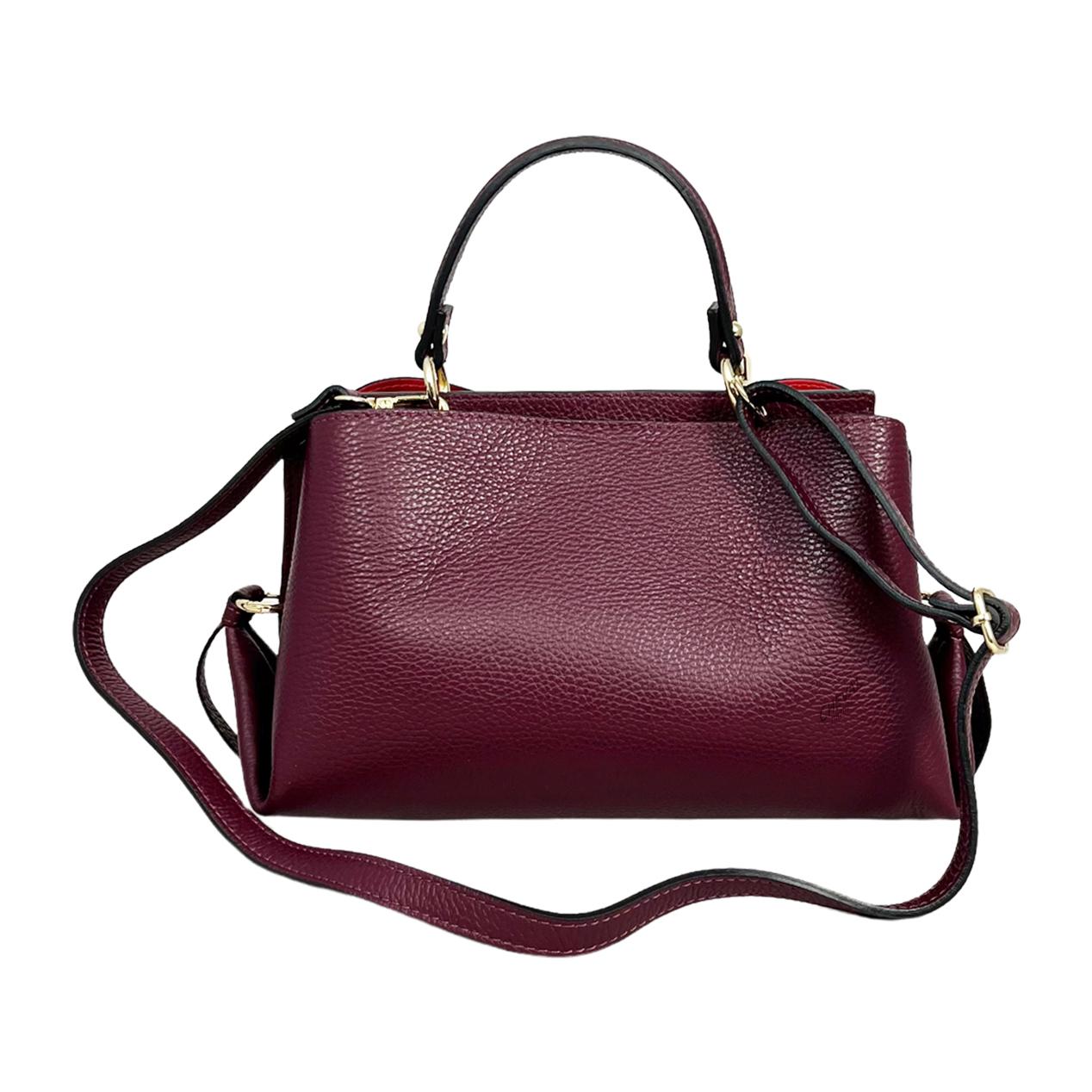 Borsa a mano Cheval Firenze Bianca Mini Bordeaux