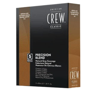 AMERICAN CREW Precision Blend Natural Grey 3x40ml 5-6 Medium Ash