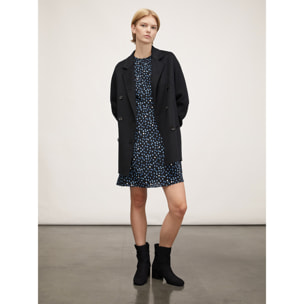 Motivi - Minivestido con estampado de lunares - Azul