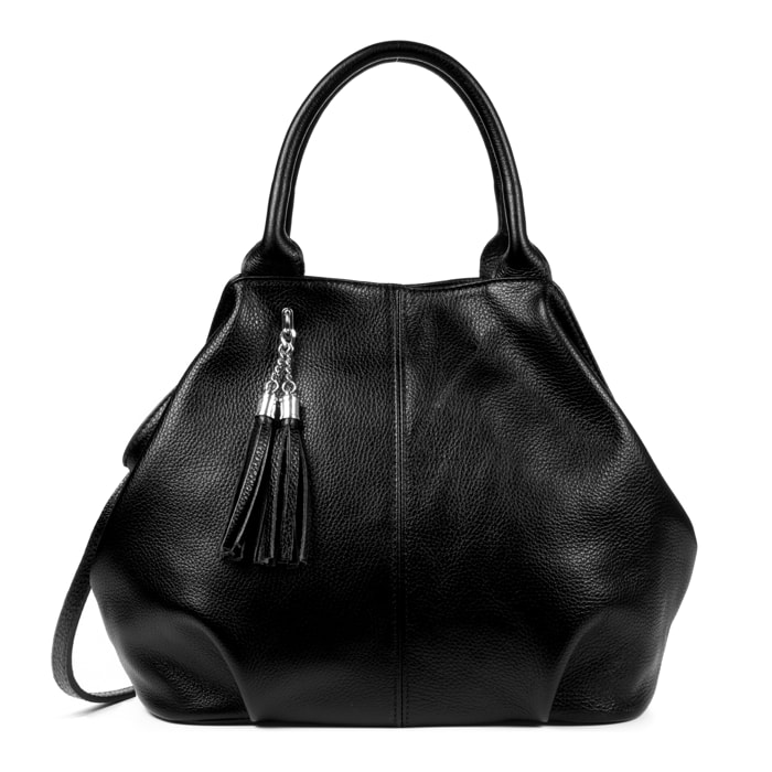 Zenobia Borsa Shopper Donna. Pelle autentica Dollaro