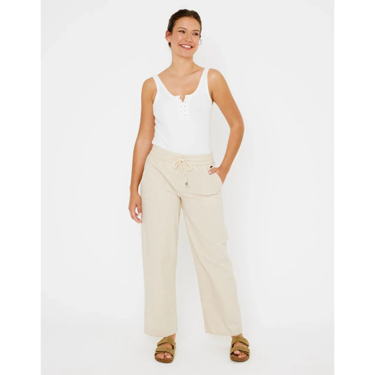 Pantalón Largo Beige - Gamoa