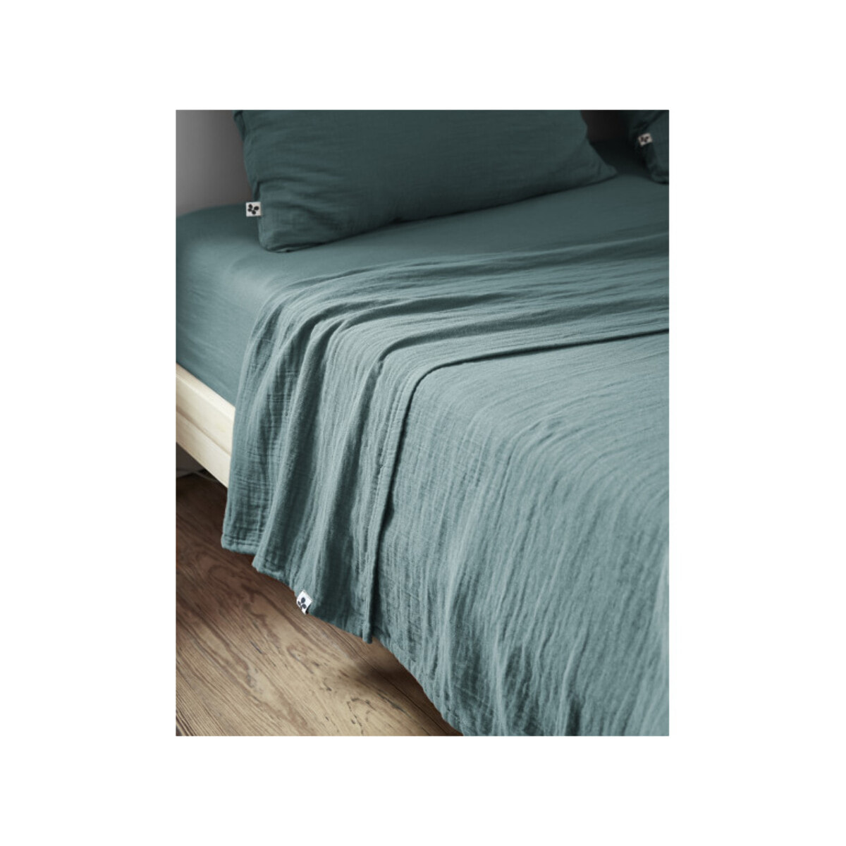 Drap plat en gaze de coton 240 x 300 cm - GAIA