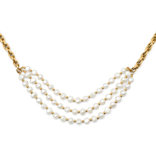Collar Audrey Premium Acero Baño Oro