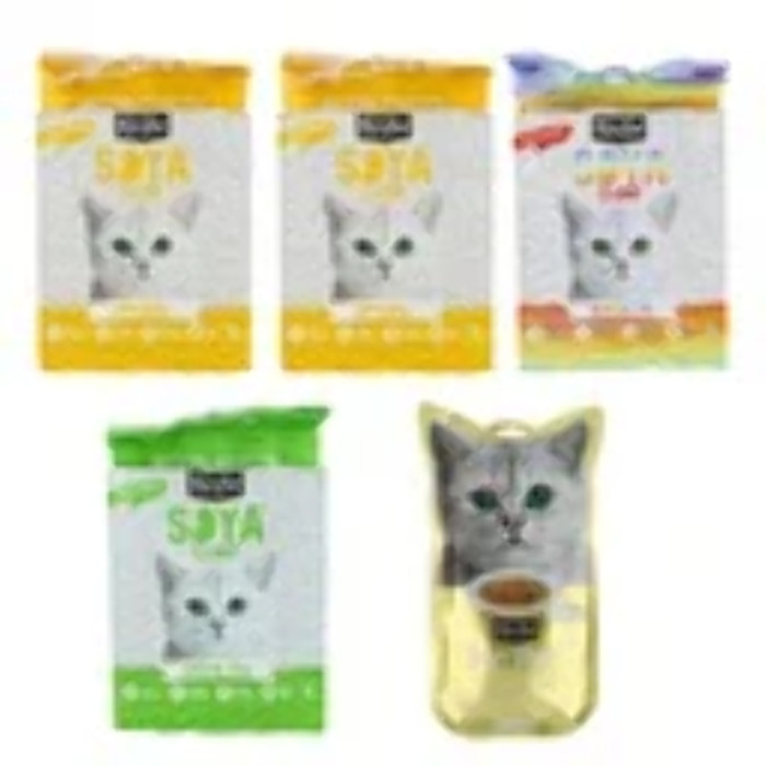 Kit Cat Starter Pack Favoritos Arenas Vegetales para gatos