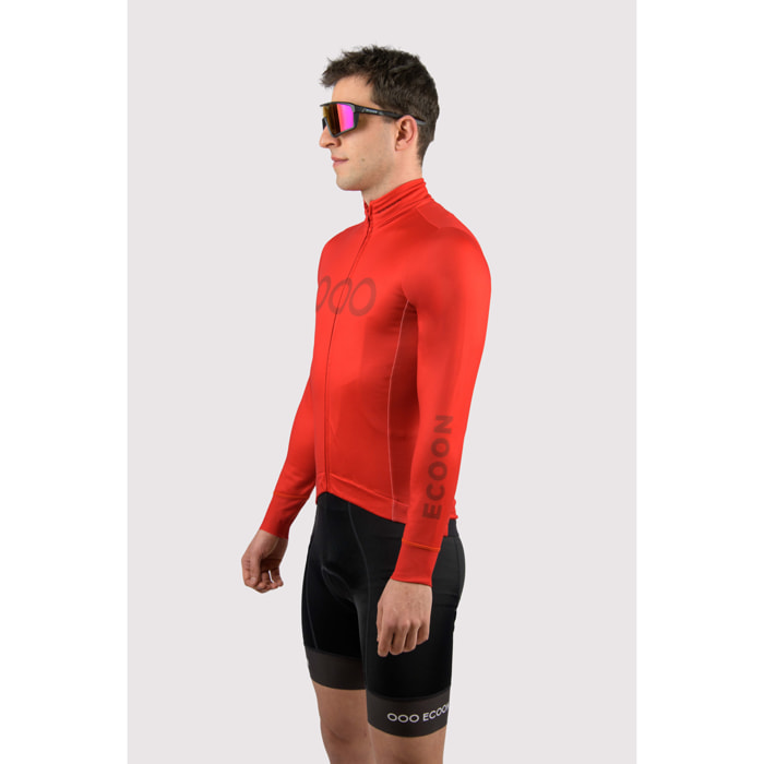 Maillot de manga larga ECOON modelo Mont Ventoux en color Rojo