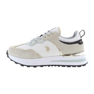 Sneakers U.S. Polo Assn White-Light Green