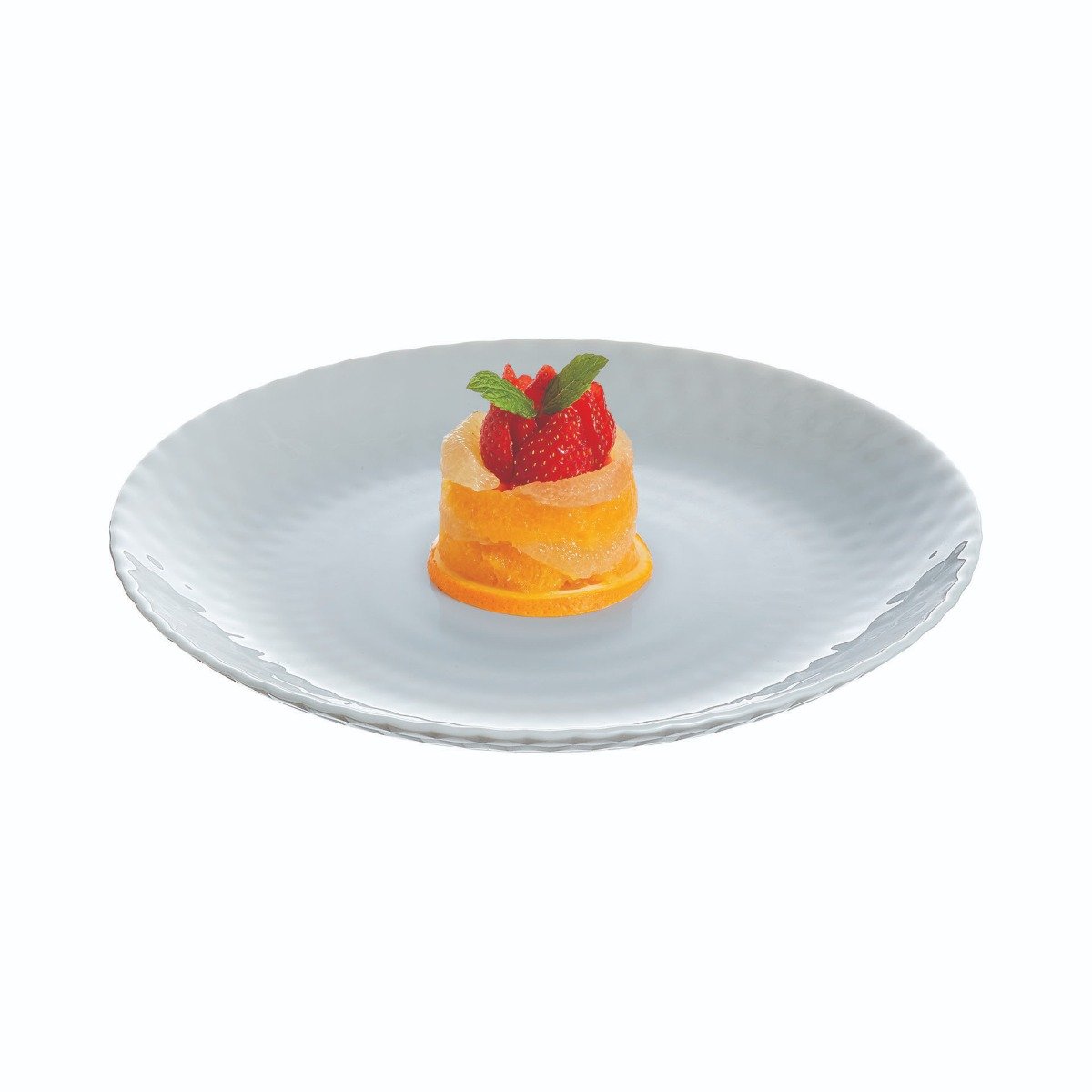 Piatto da dessert grigio 19 cm Pampille - Luminarc