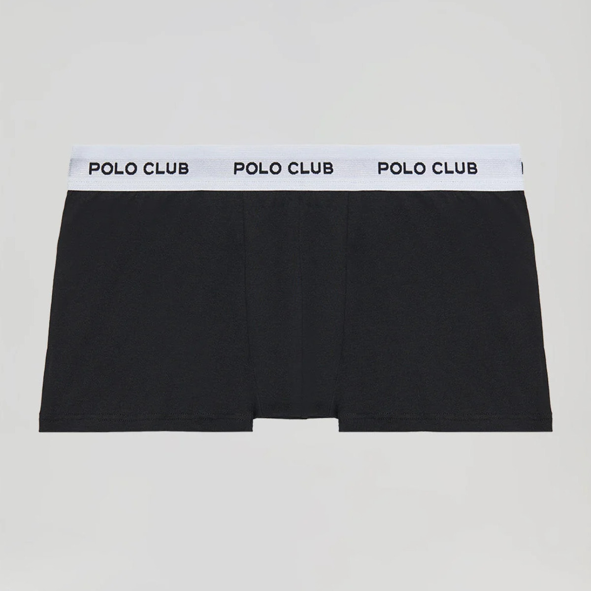 Pack de dos boxers negro y gris con logotipo Polo Club