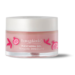 Estratti di bellezza - Maschera gel  -  con acqua di Melograno da economia circolare e The rosso (50 ml) - tensore immediato