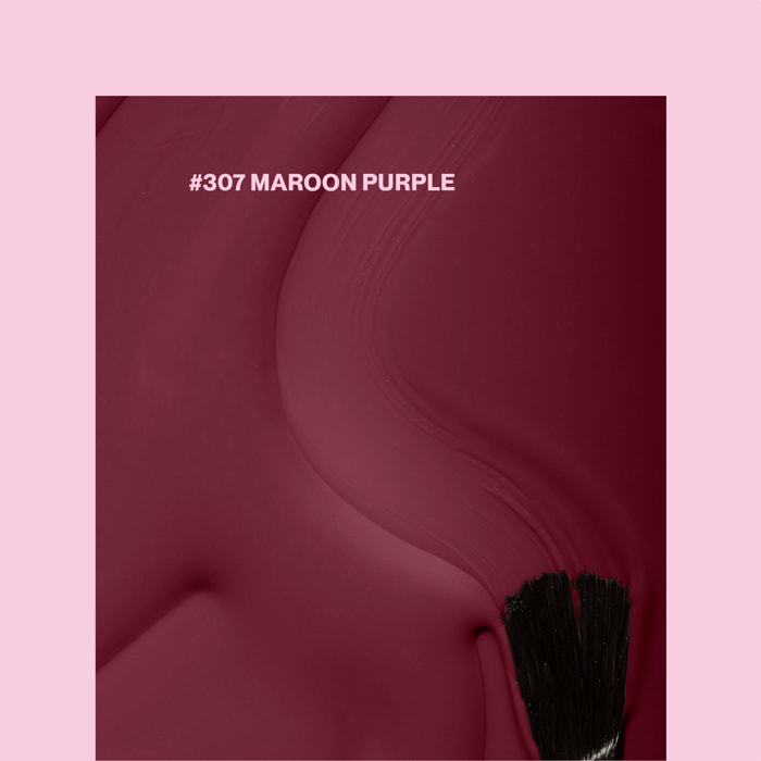 Vernis semi-permanent - 307 Maroon Purple - 15 ml